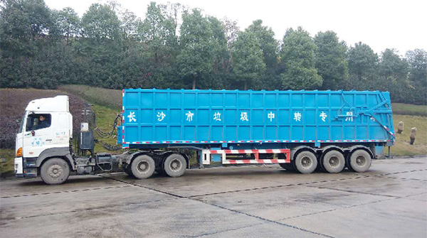 近百台星际官网注册智能垃圾转运车为长沙环卫升级