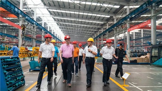 广州市国资委党委书记、主任陈浩钿莅临星际官网注册智能考察指导