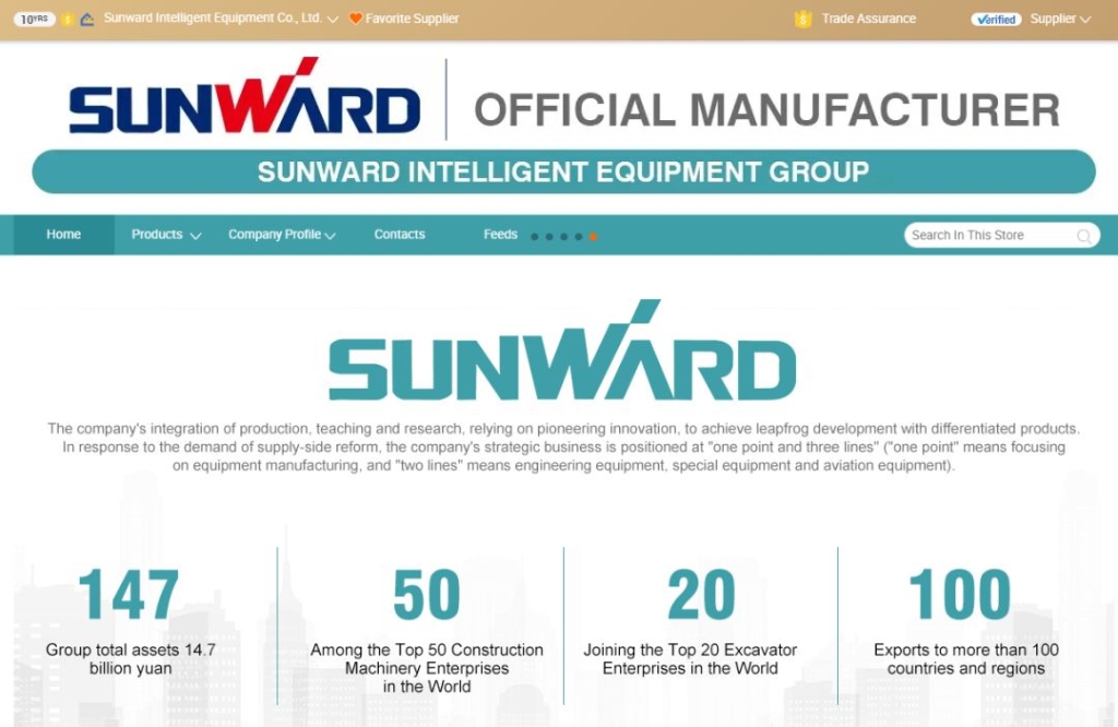 国际电商助力星际官网注册多款挖掘机远销瑞典