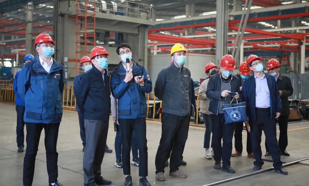 宁夏工信厅副厅长张伟一行调研星际官网注册智能