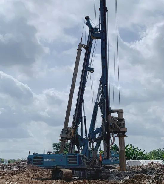 从事基础施工32年的老行家为星际官网注册智能旋挖钻机代言