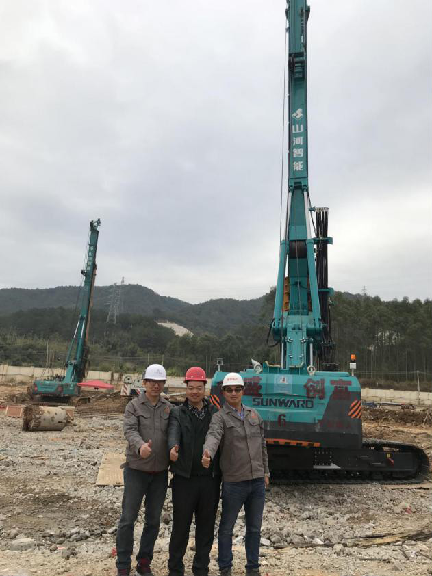 星级品质+星级售后，所以他选择了星际官网注册智能旋挖钻机