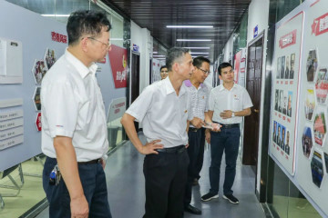 广州工控党建联盟联络员一行到星际官网注册智能开展工作对接