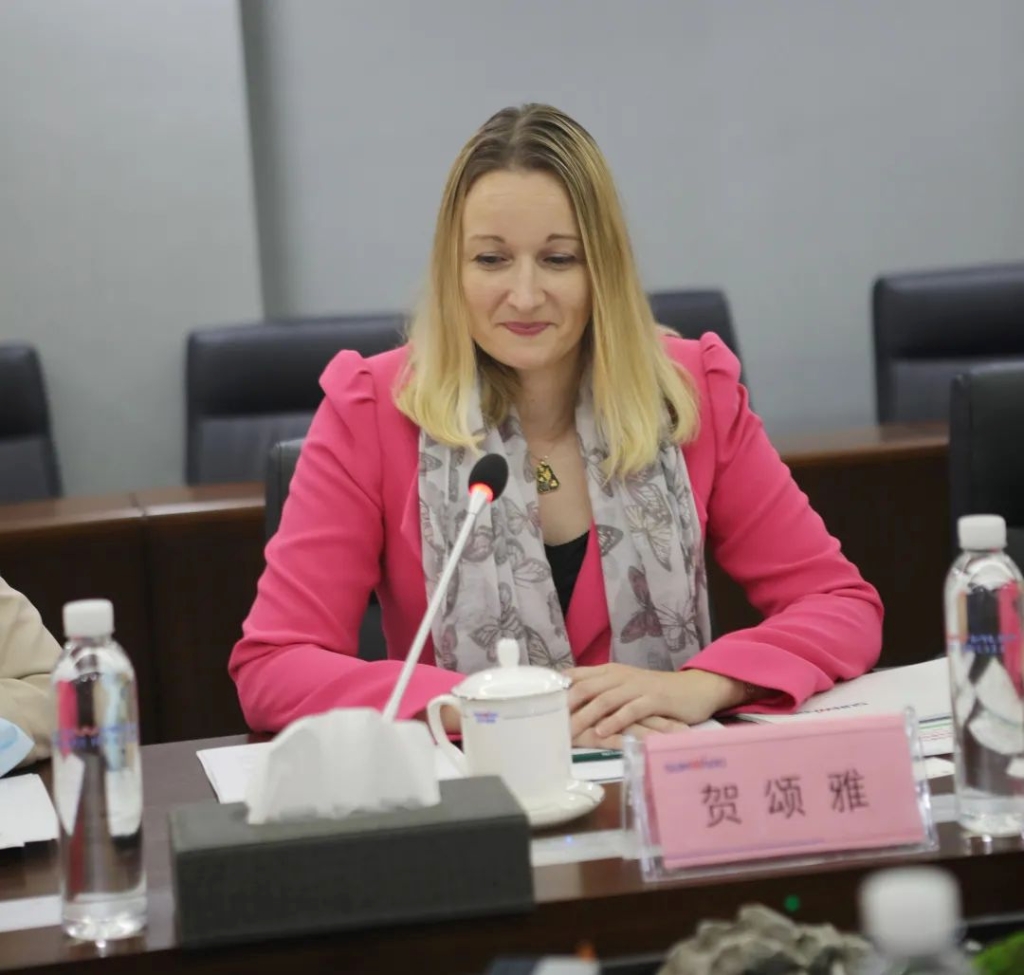 英国驻广州总领事贺颂雅考察星际官网注册智能