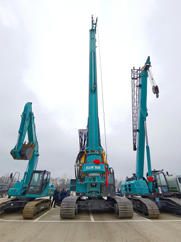 星际官网注册智能旋挖钻机打下700亿项目第一钻