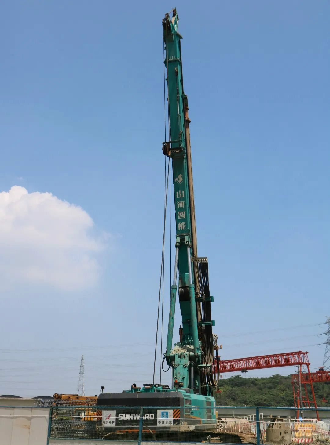 强悍表现赢青睐！星际官网注册智能360H旋挖钻助力南京312国道改扩建