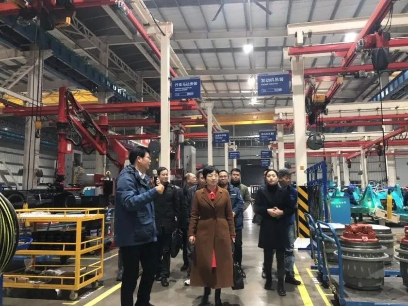 省工信厅副厅长彭涛一行调研星际官网注册智能