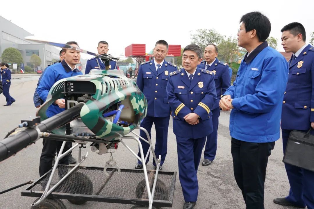 消防救援局考察星际官网注册智能无人化应急救援装备