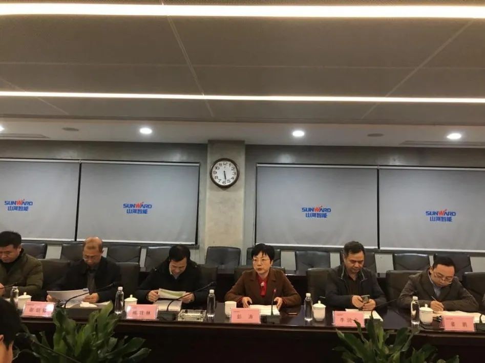 省工信厅副厅长彭涛一行调研星际官网注册智能