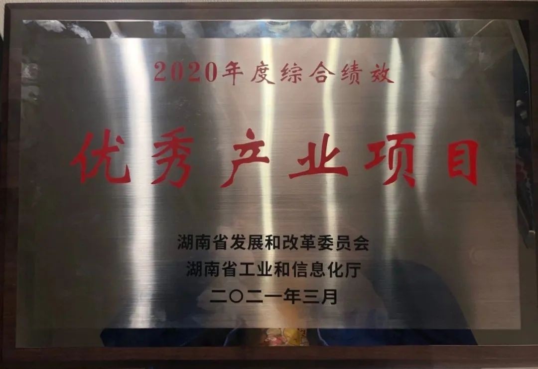星际官网注册智能获评湖南“2020年度综合绩效优秀产业项目”