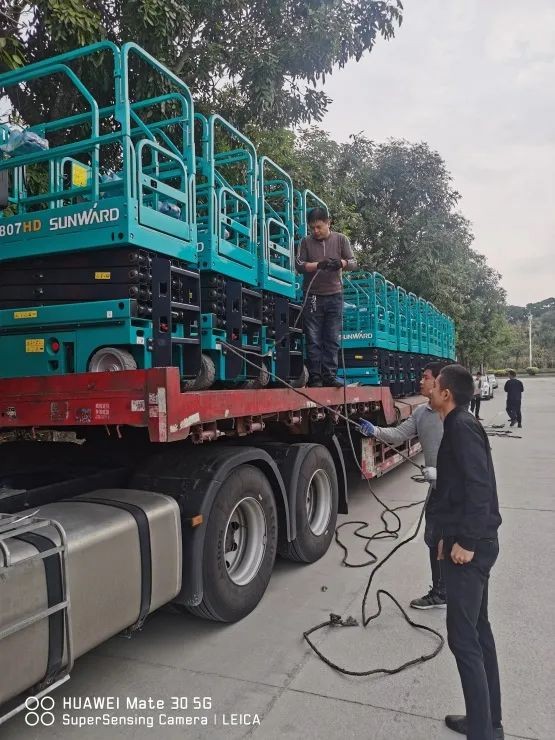 新年伊始，星际官网注册高机再次发货华南市场