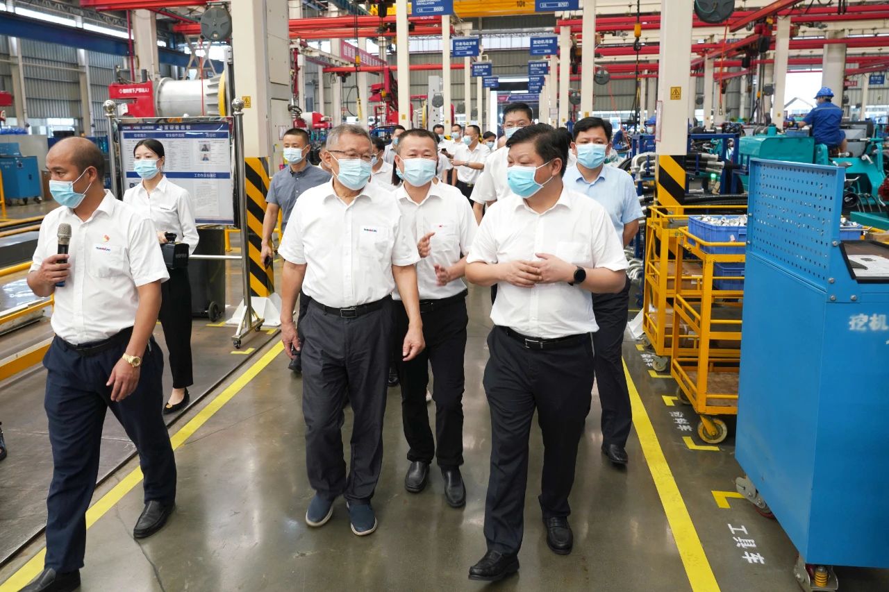 长沙县委书记付旭明调研星际官网注册智能