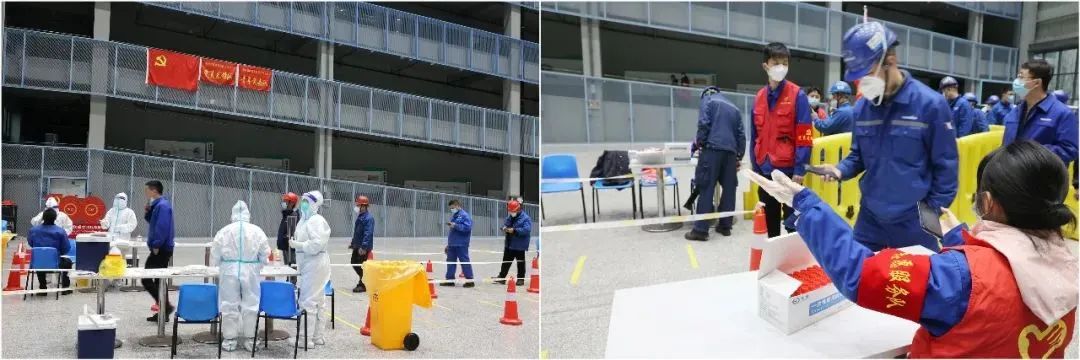 抗疫先锋在行动！星际官网注册智能志愿者助力核酸采样