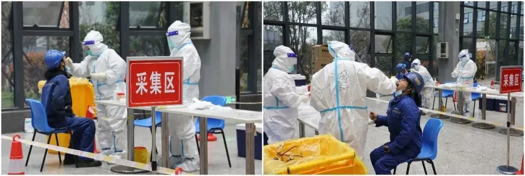 抗疫先锋在行动！星际官网注册智能志愿者助力核酸采样