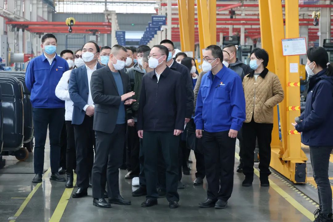 彭涛副市长督导星际官网注册智能安全生产工作、开展新春慰问