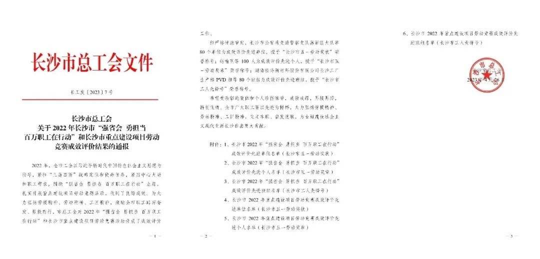长沙市召开庆祝“五一”国际劳动节大会，星际官网注册智能1个人1集体获表彰！