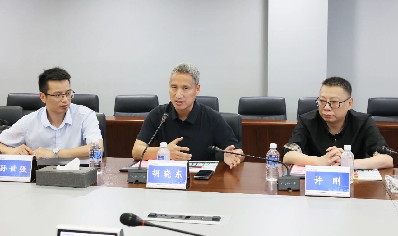 永青科技集团董事长胡晓东带队到访星际官网注册智能