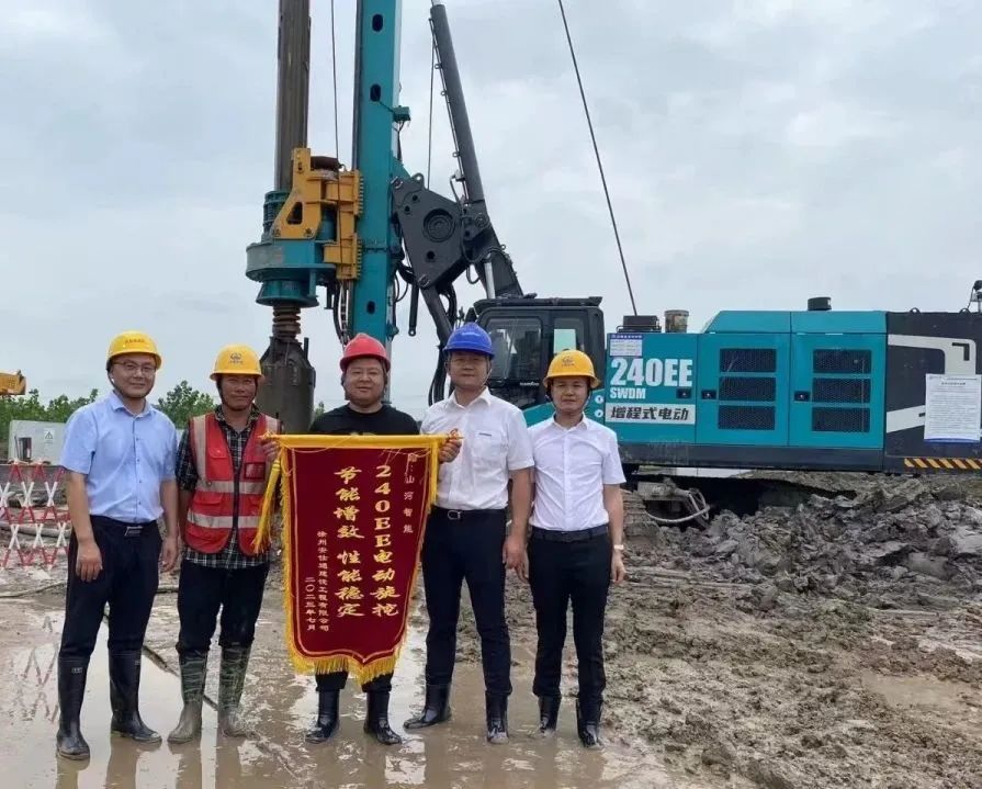 “零故障”“低能耗”！星际官网注册智能增程式电动旋挖钻机惊艳首秀