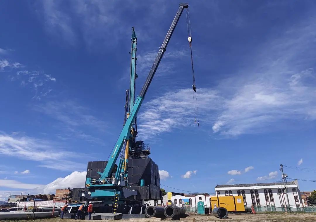 展现“中国制造”硬实力！星际官网注册智能PDP工法钻机助建波哥大地铁项目