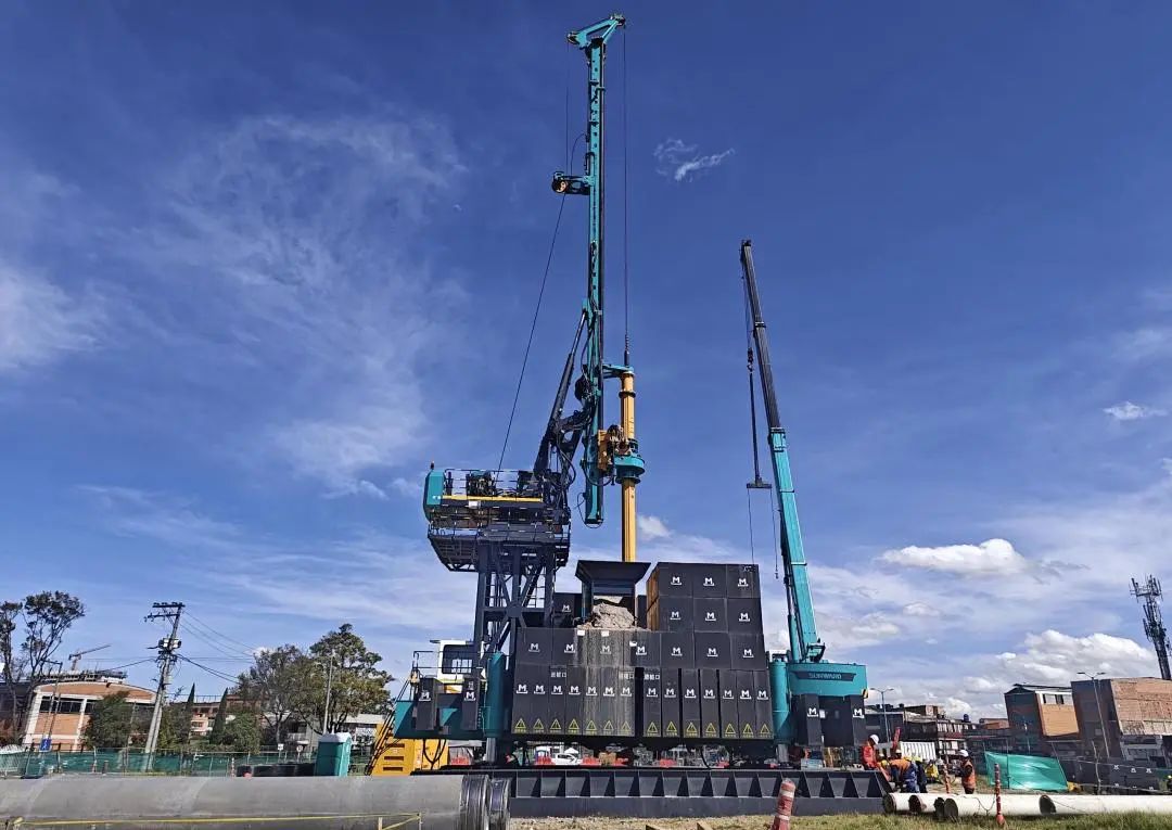 展现“中国制造”硬实力！星际官网注册智能PDP工法钻机助建波哥大地铁项目