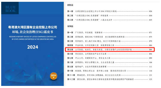 喜讯！星际官网注册智能再次入选“大湾区国企ESG发展指数”榜单