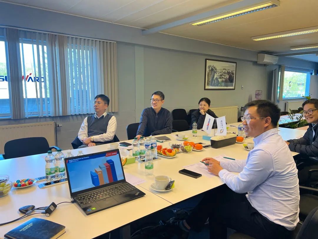 星际官网注册智能董事长付向东带队赴欧洲子公司考察调研
