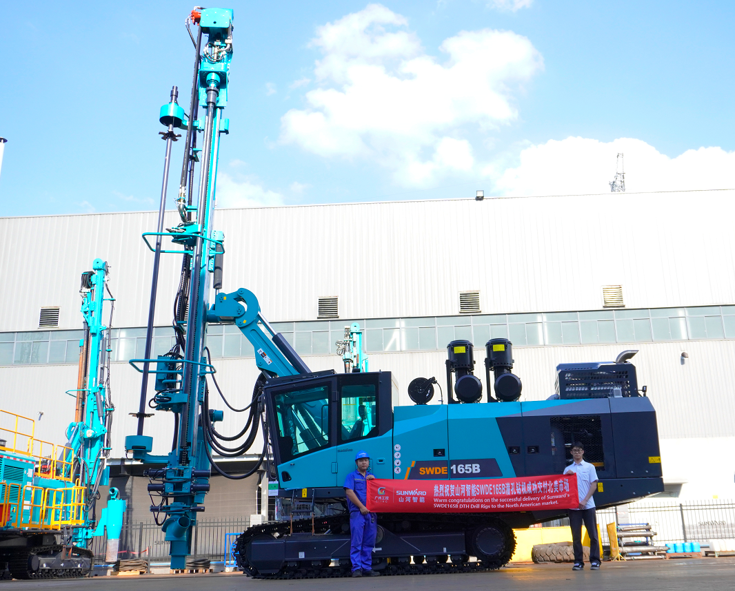 征服国际高端客户!星际官网注册智能潜孔钻机进军北美市场